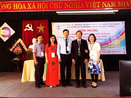 Đoàn công tác trường Cao đẳng Kinh tế - Tài chính Thái Nguyên tham dự Hội thảo Hợp tác Quốc tế về đào tạo và tổng kết hoạt động năm 2016 của Hiệp hội ATEC.